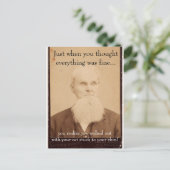 オールドマンバッドヘアデー ポストカード (スタンド正面)