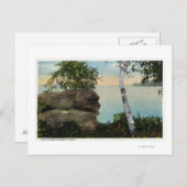 オールドマンロックフォーミングオブイーグルアイランドビュー ポストカード (正面/裏面)