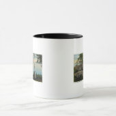 オールドマンロックフォーミングオブイーグルアイランドビュー マグカップ (中央)