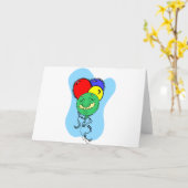 オールドマン誕生日 カード (黄色い花)