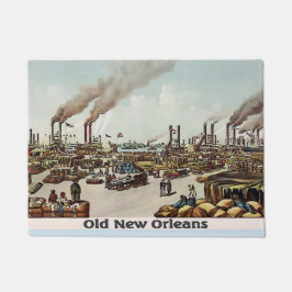オールドマン・リバー、ニューオーリンズ水辺 ドアマット