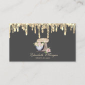 オールドミキサーフラワーズ金ゴールドドリップベーカリー 名刺 (正面)