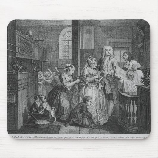 オールドミスに結婚した マウスパッド (正面)