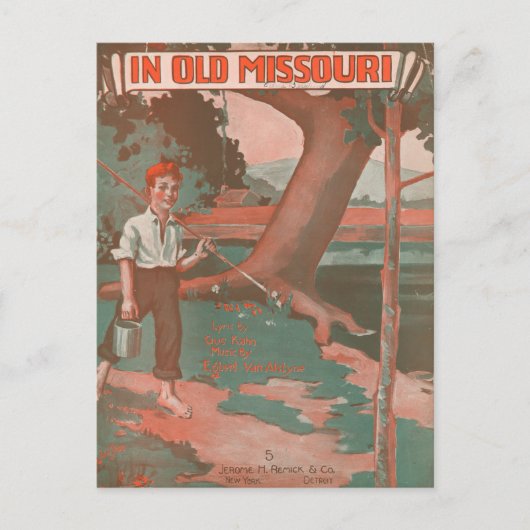 オールドミズーリ州で ポストカード (正面)