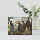 オールドミュージシャンエドワードマネ ポストカード (スタンド正面)