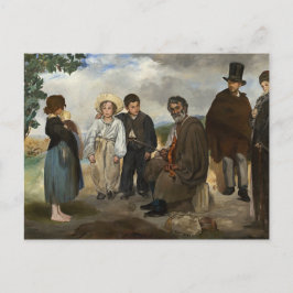 オールドミュージシャンエドワードマネ ポストカード