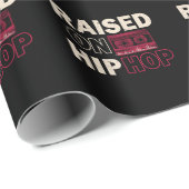 オールドミュージックラップの幼少期ヴィンテージヒップホップベース ラッピングペーパー (ロールコーナー)