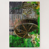 オールドミルガトリンバーグテネシー。クリスマスの挨拶 ジグソーパズル (縦)