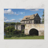 オールドミルバイザリバーセーヌ、バーノン シーズンポストカード (正面)