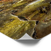 オールドミル滝、ロバート・トレマン州パーク、ニューヨーク ポスター (角)