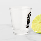 オールドムーンシャインウイスキーラベルADD PHOTO Family Name ショットグラス (左)