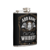 オールドムーンシャインウイスキーラベルADD PHOTO Family Name フラスク (右)