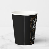 オールドムーンシャインウイスキーラベルADD PHOTO Family Name 紙コップ (右)