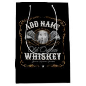 オールドムーンシャインワイスキーラベル 写真を追加 家族名 ミディアムペーパーバッグ (正面)