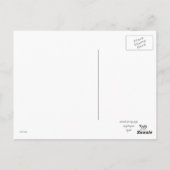 オールドメイン魚釣りボート ポストカード (裏面)