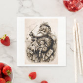 オールドメリーサンタクロース スタンダードランチョンナプキン (インサイチュ)