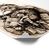 オールドメリーサンタクロース ポスター (角)