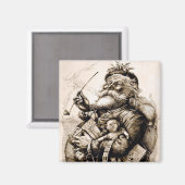 オールドメリーサンタクロース マグネット (正面/裏面)