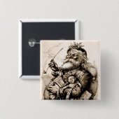 オールドメリーサンタクロース 缶バッジ (正面&裏面)