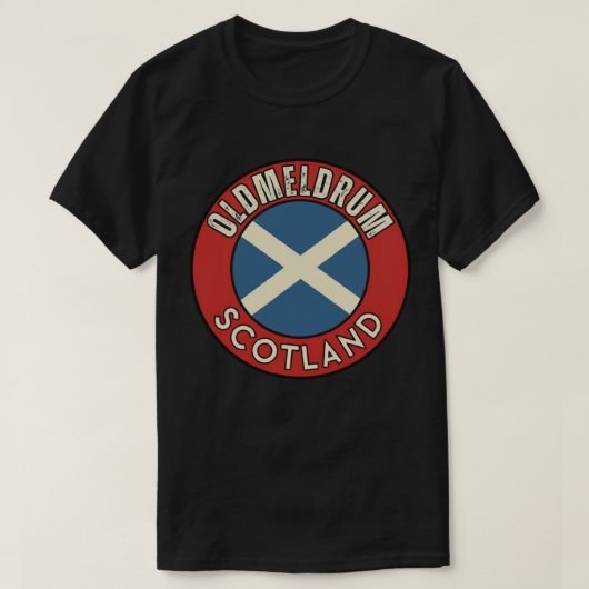 オールドメルドラム, スコットランド Tシャツ (デザイン正面)