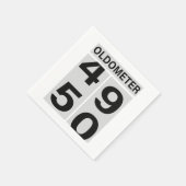 オールドメータ50誕生日 スタンダードカクテルナプキン (角)