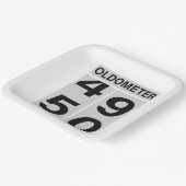 オールドメータ50誕生日 ペーパープレート (傾斜あり)