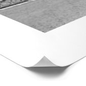 オールドモスクドア(B&W) ポスター (角)