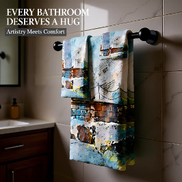 オールドモダンコースト航海の・ライトハウス バスタオルセット