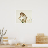 オールドモンキーとさくらんぼ(秋) ポスター (キッチン)