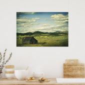 オールドモンタナバーンプリント ポスター (キッチン)