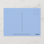 オールドヤギおじさんサム農園おもしろい愛国的なヤギ ポストカード (裏面)