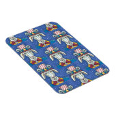 オールドヤギおじさんサム農園おもしろい愛国的なヤギ マグネット (右側)