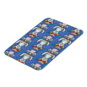 オールドヤギおじさんサム農園おもしろい愛国的なヤギ マグネット (左側)