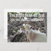 オールドヤギのカード ポストカード (正面/裏面)