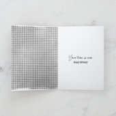 オールドユーモアのあるレディーゲッチオールド誕生日 カード (内部)