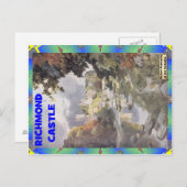 オールドヨークシャー – リッチモンド城 ポストカード (正面/裏面)