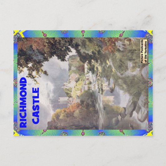 オールドヨークシャー – リッチモンド城 ポストカード (正面)