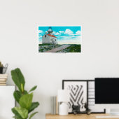 オールドライスペインのトハウスアットポイントロマ ポスター (ホームオフィス)