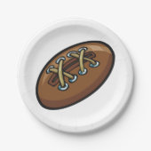 オールドラグビーボール ペーパープレート (正面)