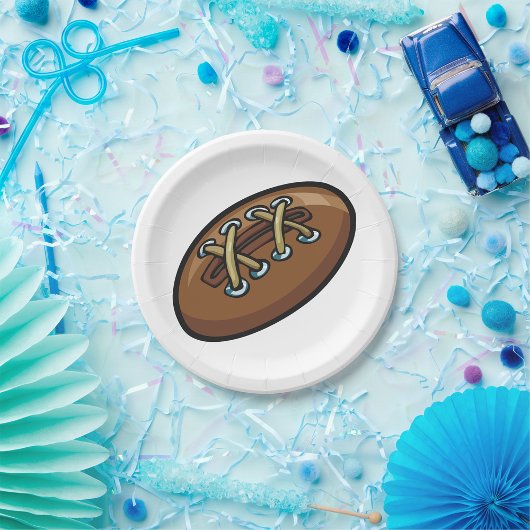 オールドラグビーボール ペーパープレート