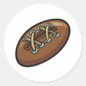オールドラグビーボール ラウンドシール (正面)