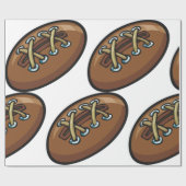 オールドラグビーボール ラッピングペーパー (フラット)