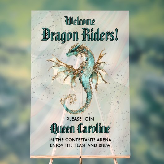 オールドラゴンライダー誕生日 アクリルサイン (ニュートラル)