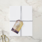 オールドラブツリー素朴結婚の感謝 ギフトタグ (より糸付き)