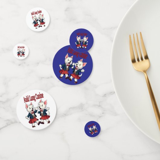 オールドラングカニヌウエストハイランドテリアシーリー コンフェッティ (グループ)