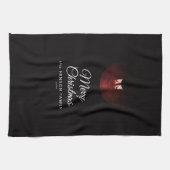 オールドランタンライトメリークリスマススクリプトファミリー キッチンタオル (横)