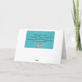 オールドレッドトラッククラシックヴィンテージトラックおもしろい誕生日 カード (裏面)