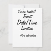 オールドレッドバーン 招待状 (裏面)