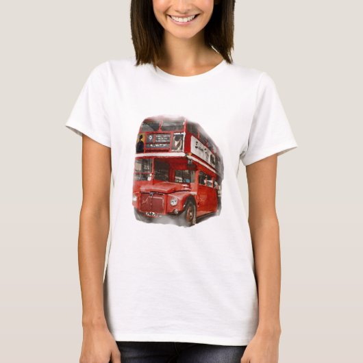 オールドレッドロンドンバス Tシャツ (正面)