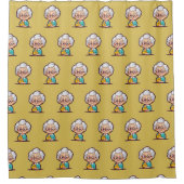 オールドレディーシャワーカーテン シャワーカーテン (正面)